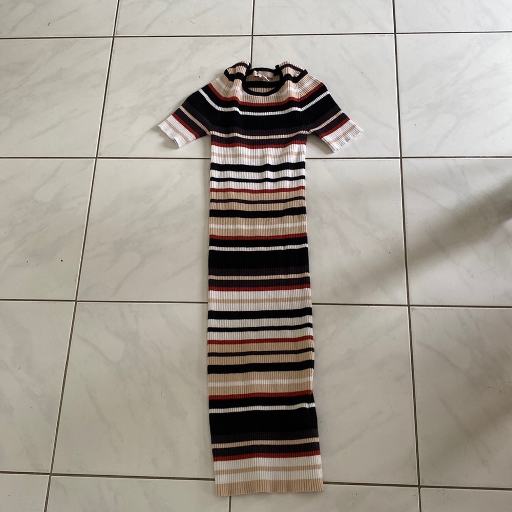 SWEATER ANKLE DRESS